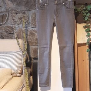 Ann Taylor LOFT Softest Leggings 5 Pocket + Belt Loop Skinny Gray Size 26|2